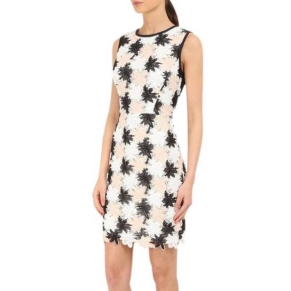 kate spade Dresses & Skirts - Kate Spade Tiger Lilly Lace Crochet Pink Black Lined Dress size 2